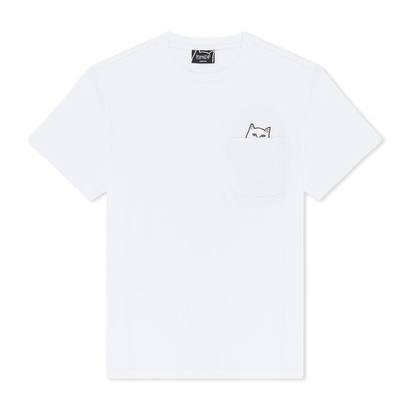 Ripndip Lord Nermal Pocket T-Shirt White White - Streetart.fr